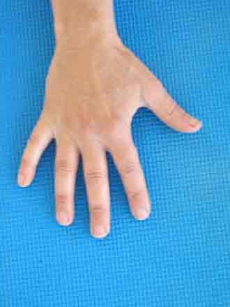 yoga hand